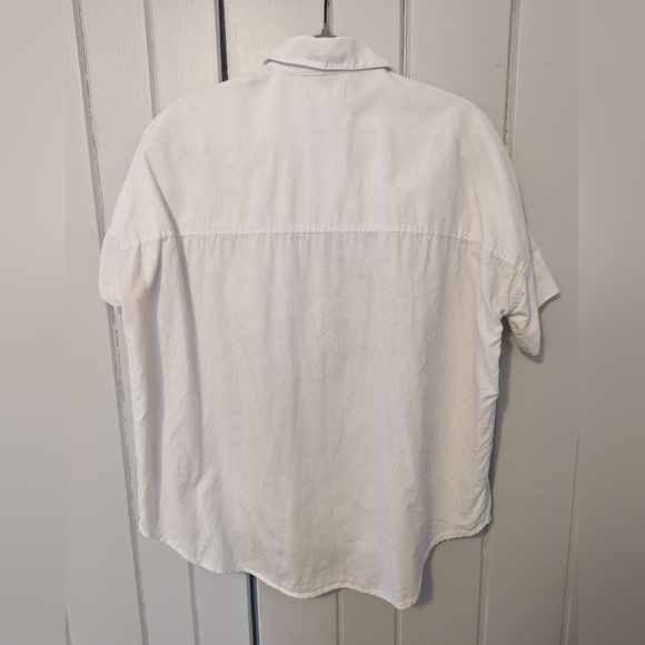 Madewell White Cotton Courier Shirt - Picture 4 of 8